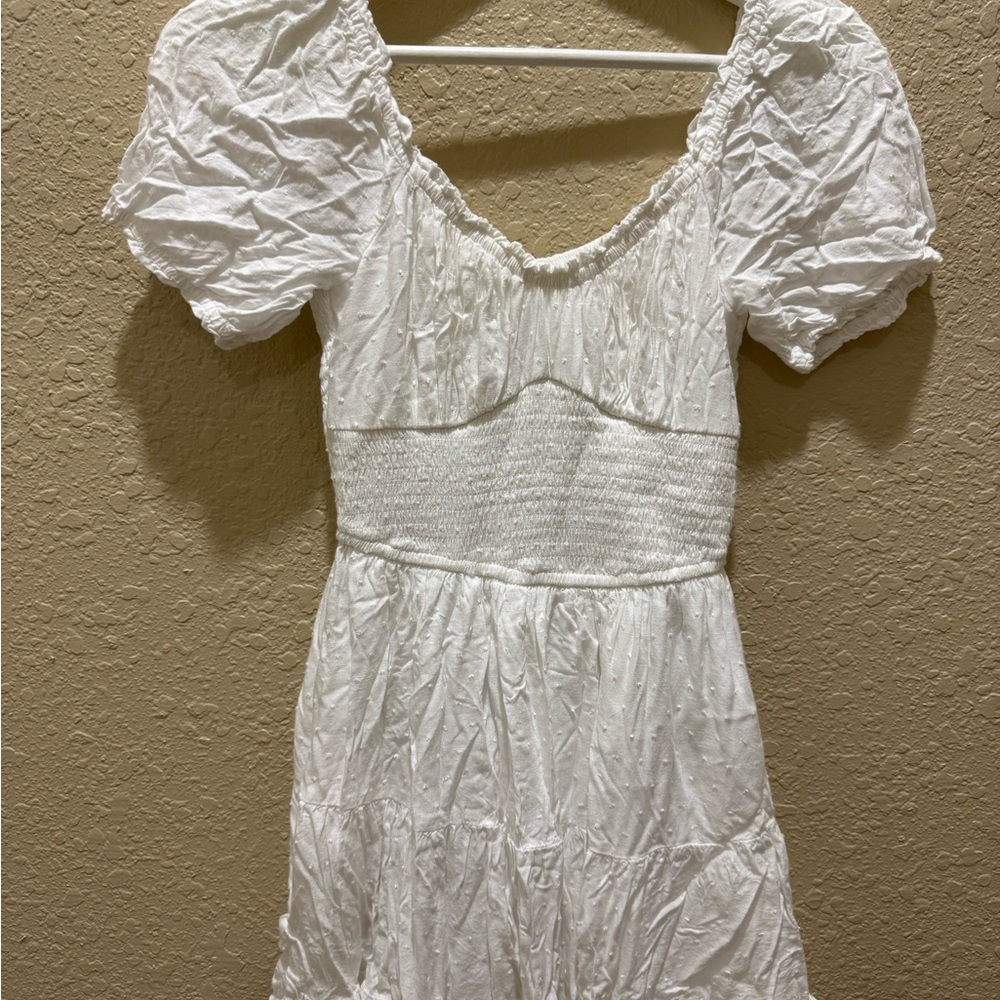 Hollister Elegant White Dress